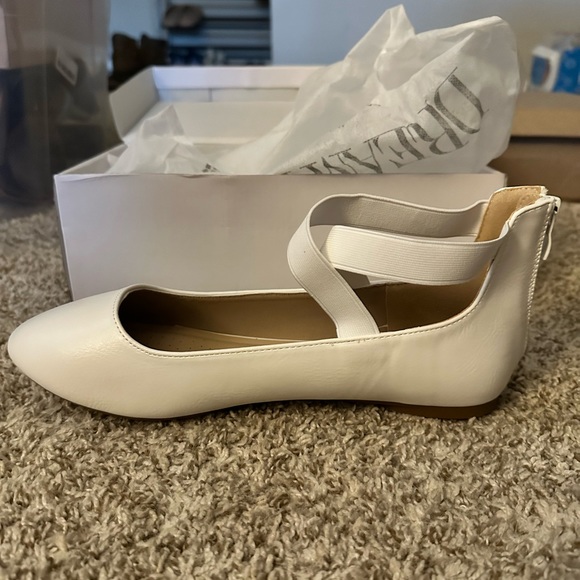 DREAM PAIRS Ballerina's voor dames, klassieke schoenen, platte ballerina's, elegant, met veters, gesp, Marine., 37 EU